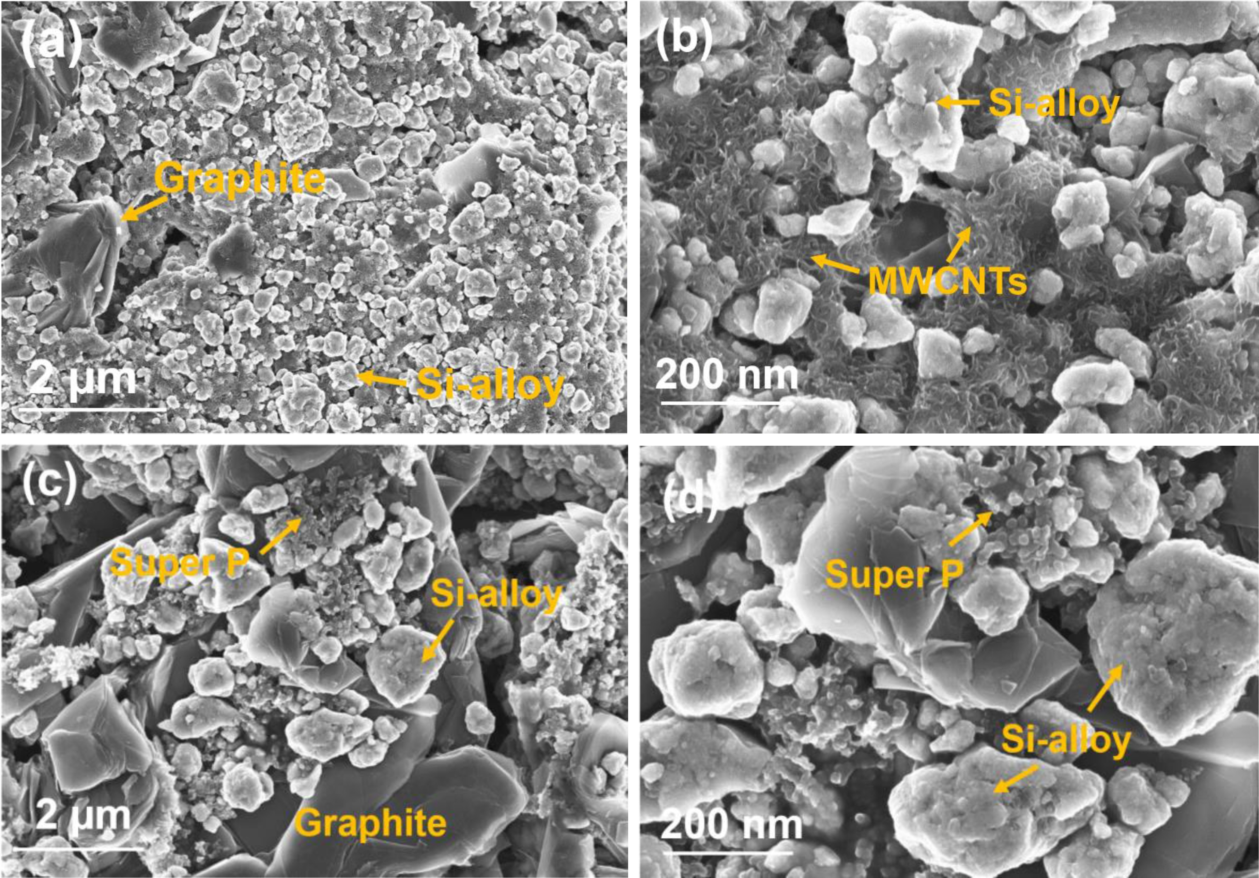 锂离子电池碳纳米管导电网络结构